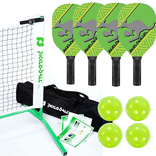 Kanga 匹克球球拍，便携式网球和球套装