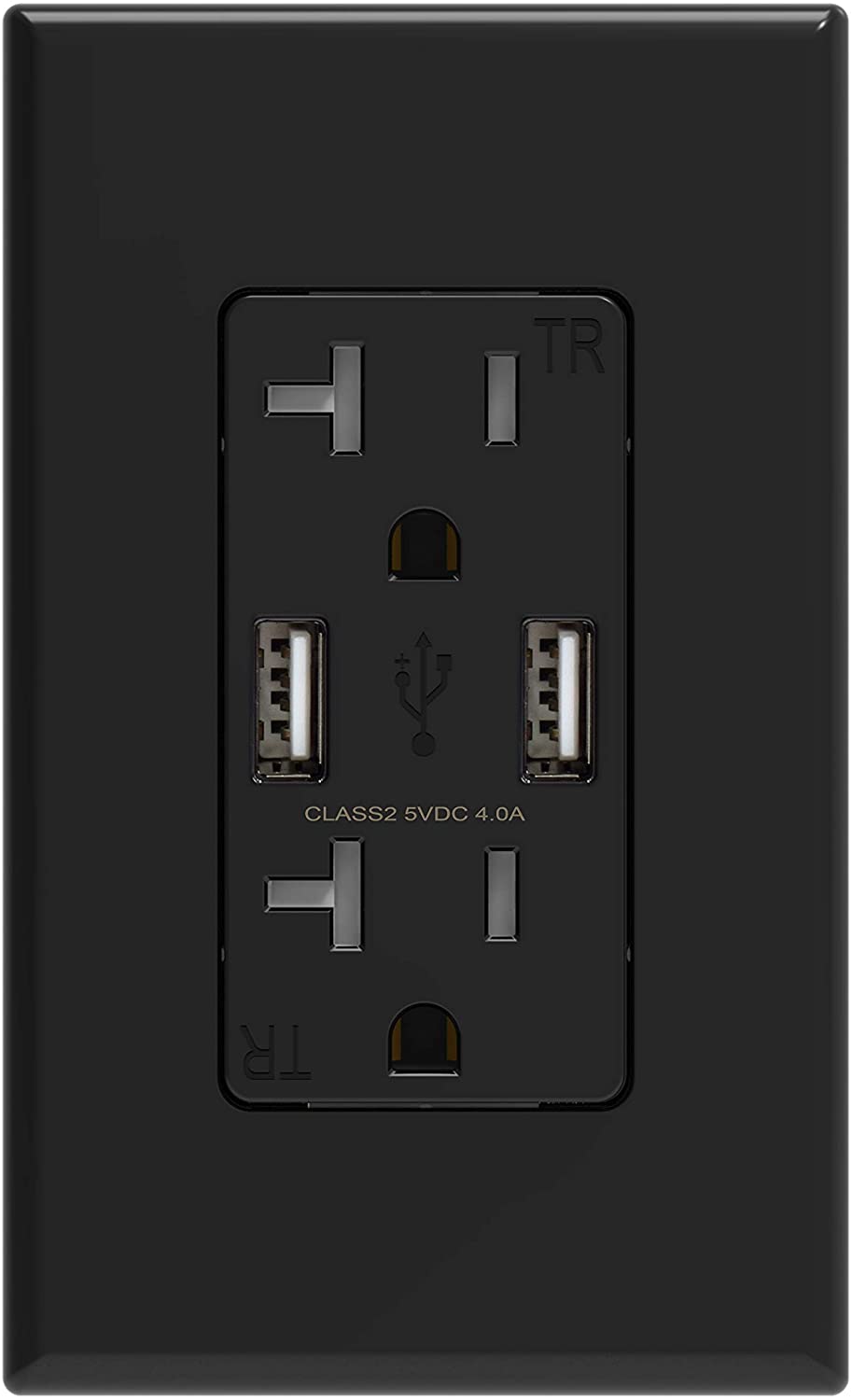 ELEGRP USB充电器壁装电源插座