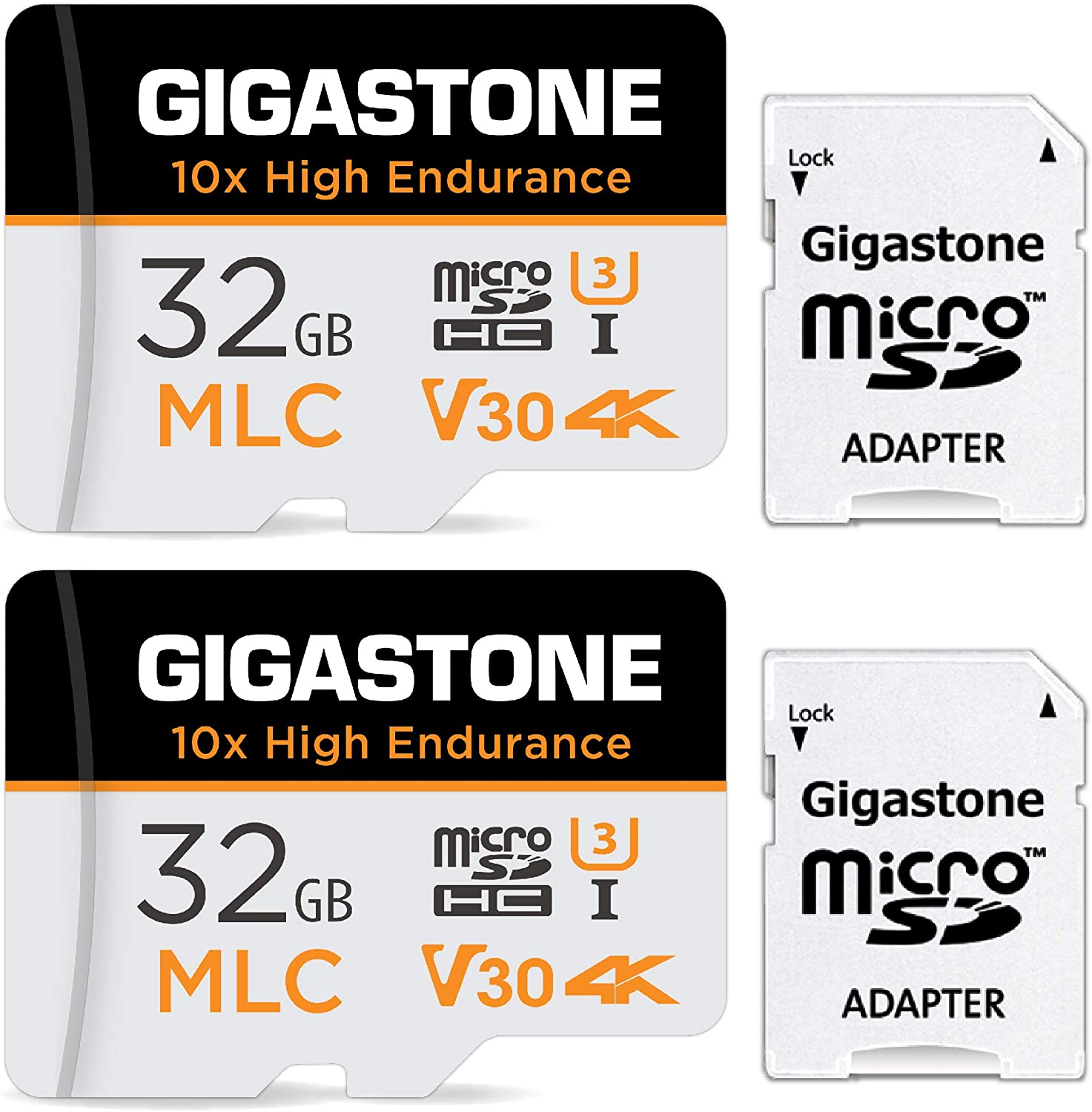 Gigastone 32GB 2-Pack MLC Micro SD Card