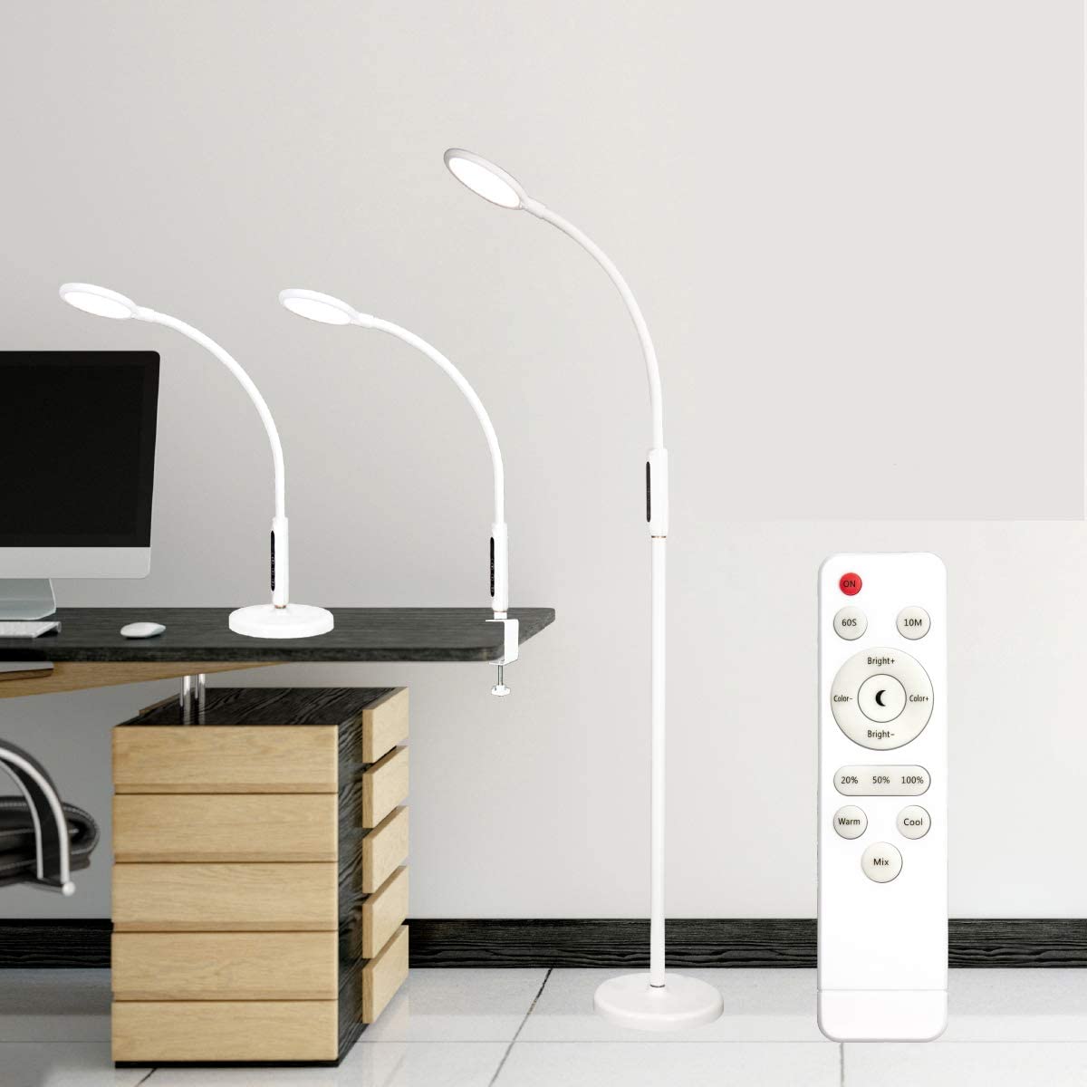Syrinx 3 in 1 LED Floor Lamp